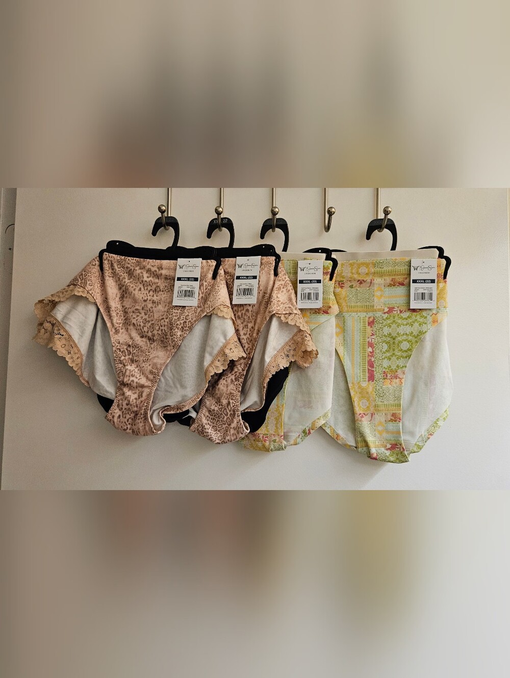 NWT Jessica Simpson 8-Pair Bikini Underwear Lot, XXXL (22)